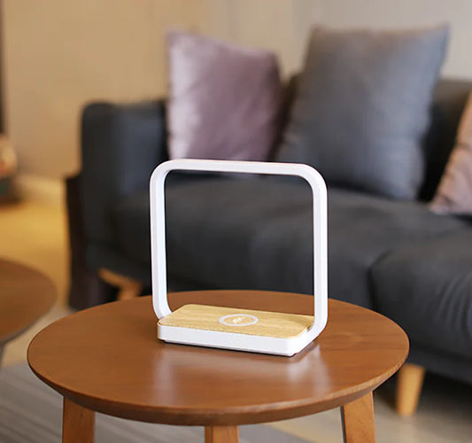 Smart Sensor Bedside Lamp with Wireless Charging