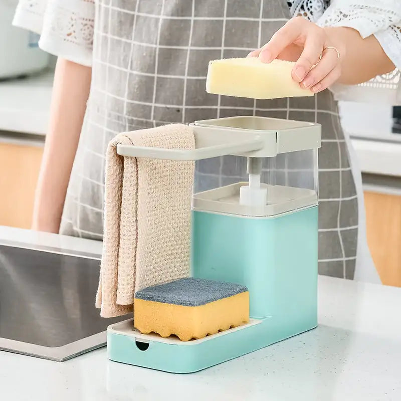 Multifunctional Kitchen Cleaning Rack Combination