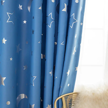 1pc Star Blackout Curtains for Home Decor