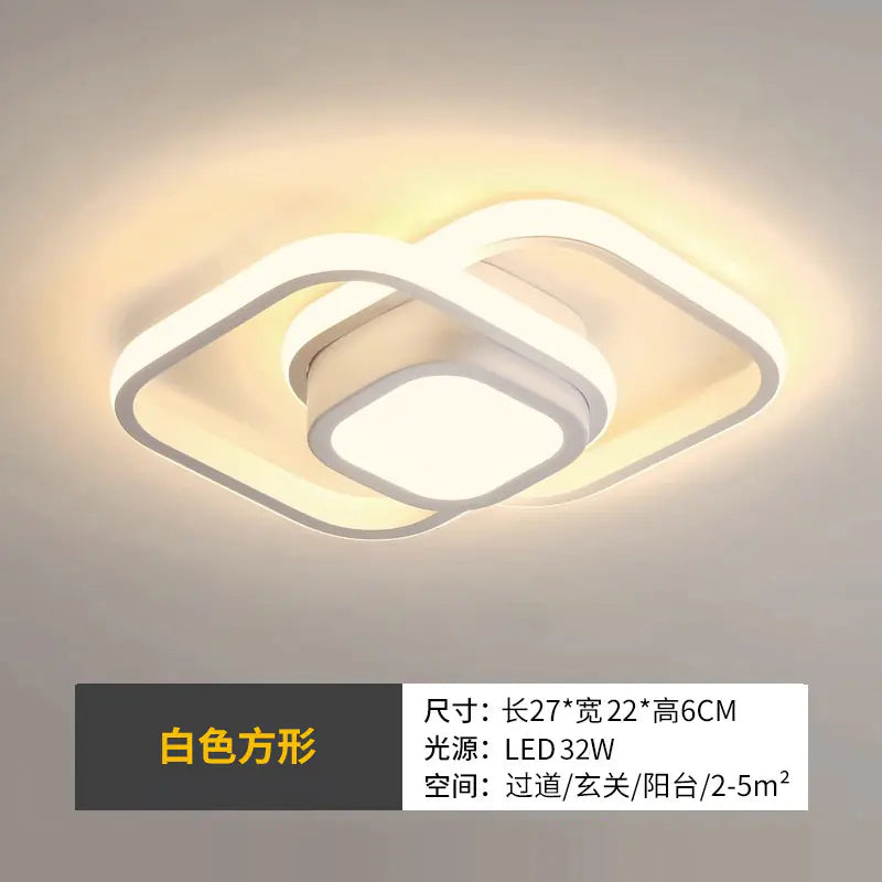 Minimalist Nordic LED Ceiling Light for Hallway