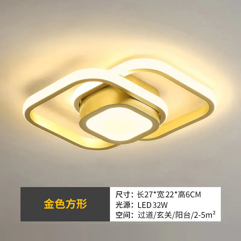 Minimalist Nordic LED Ceiling Light for Hallway