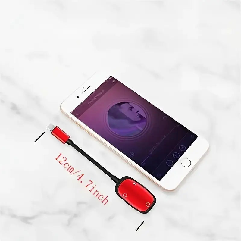 Audio Adapter Charging Cable for iPhone 8-Pin to 3.5mm