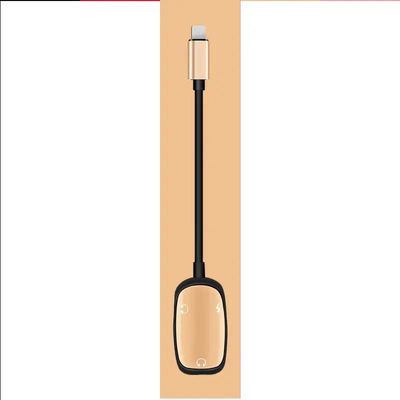 Audio Adapter Charging Cable for iPhone 8-Pin to 3.5mm