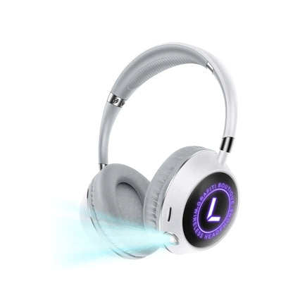 Wireless Over-Ear Bluetooth Headphones with RGB Lights