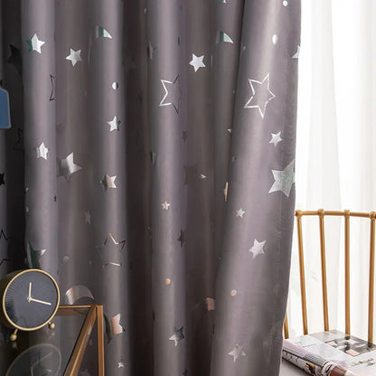 1pc Star Blackout Curtains for Home Decor