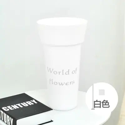 Plastic Flower Bucket for Home and Floral Shops
