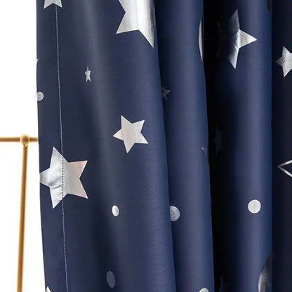 1pc Star Blackout Curtains for Home Decor