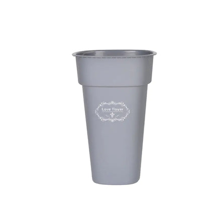 Plastic Flower Bucket for Home and Floral Shops