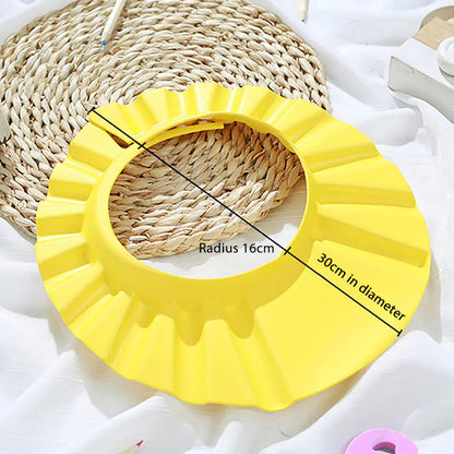 Adjustable Waterproof Baby Bath Shower Cap with Earmuffs